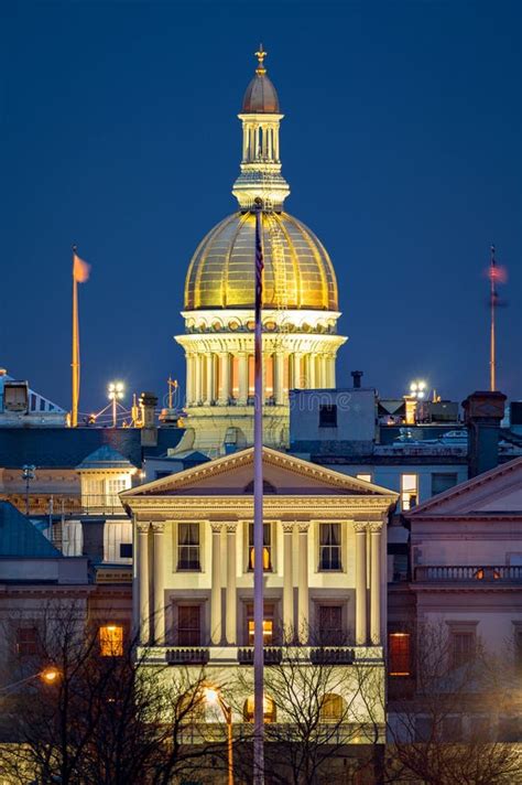 New Jersey State Capitol Building in Trenton Stock Photo - Image of ...