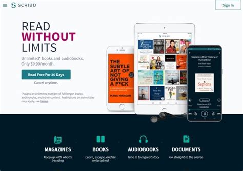 The 6 Best Ebook Subscription Services, Compared