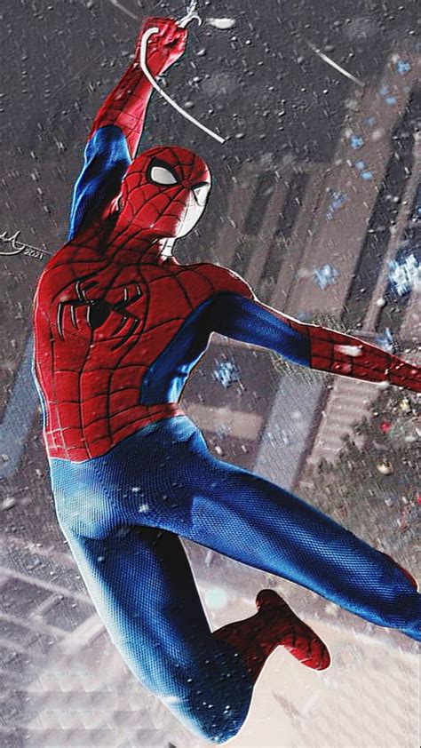 New suit, Spiderman no way home, Red and blue, Comics, Cinema, Marvel HD phone wallpaper | Pxfuel