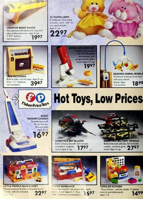 Vintage Toys R Us catalog of Christmas gifts: '80s Out of this World ...