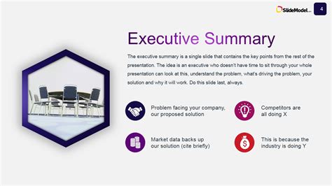 Business Case Studies Executive Summary Slide Design - SlideModel