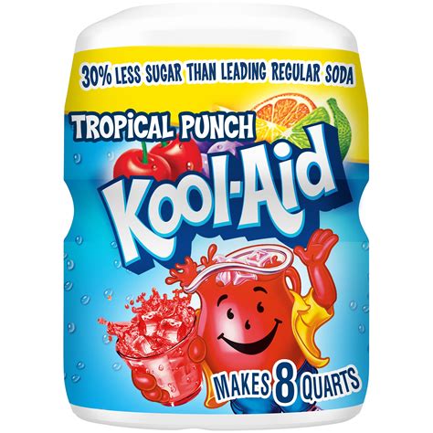 Buy Kool-Aid Caffeine Free Tropical Punch Sweetened Powdered Drink Mix ...