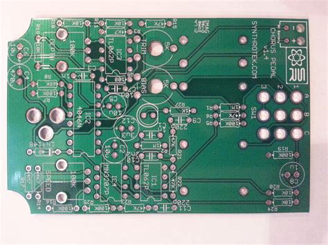 Chorus Pedal Assembly Instructions | Synthrotek