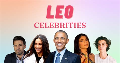 Leo Celebrities 10 Most Famous Celebrities With Leo Zodiac Sign ...