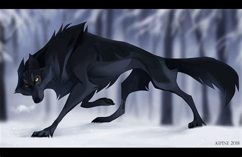 Black Wolf by Kipine on DeviantArt