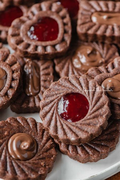 Chocolate Thumbprint Cookies - Beyond the Butter