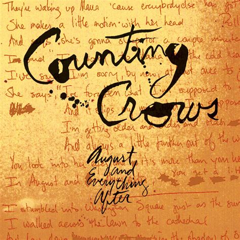 Classic Album Review: Counting Crows - August and Everything After