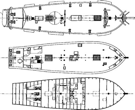 Sailing Ship Deck Plans