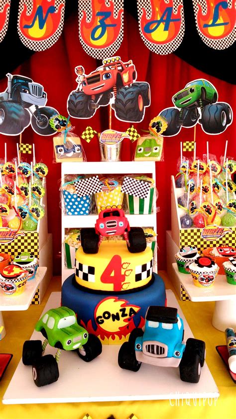 Blaze and the Monsters machines Birthday Party Ideas | Photo 6 of 12 | Catch My Party