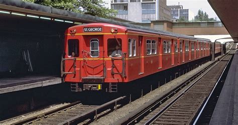 This is what TTC subway cars looked like in the last century