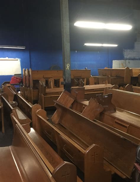 Church Pews - Tobin's Refinishing & Repair