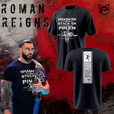 WWE ROMAN REIGNS SMASH THEM TSHIRT COTTON SHIRT UNISEX ALL SIZES AVAILABLE | Lazada PH