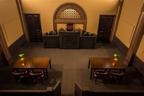 Courtroom Standing Set LA - Court Room, Judges Chambers