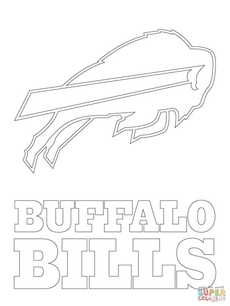 Buffalo Bills Logo coloring page | Free Printable Coloring Pages