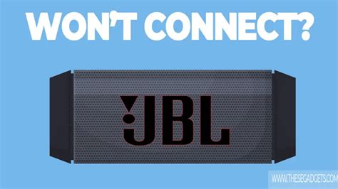 JBL Flip 6 Won’t Connect? (Here’s the Fix!) – These Gadgets