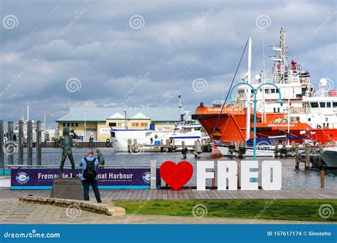 Fremantle Fishing Boat Harbour, Western Australia Editorial Stock Image ...