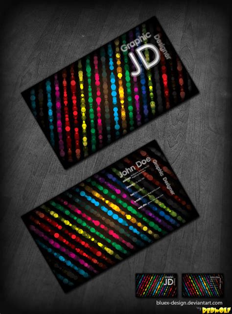 Disco Business Card .PSD by BlueX-Design on DeviantArt