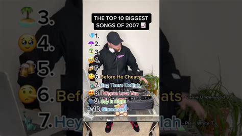 THE TOP 10 BIGGEST SONGS OF 2007 - YouTube