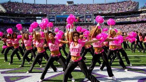 Ravens cheerleaders in photos