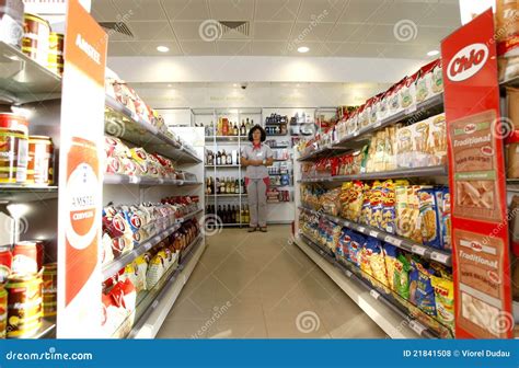 Gas station shop interior editorial stock photo. Image of store - 21841508