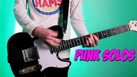 10 Styles Of Punk Guitar Solos - YouTube