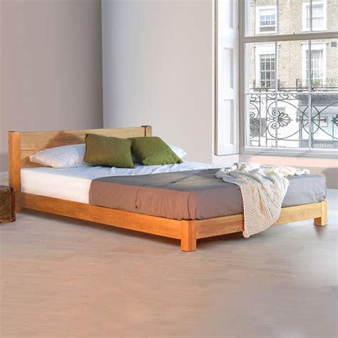 low oriental space saver wooden bed frame by get laid beds ...