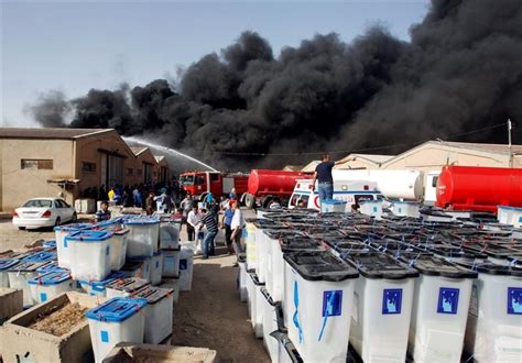 Iraqi Ballot Box Storage Site Catches Fire in Baghdad - Other Media news - Tasnim News Agency