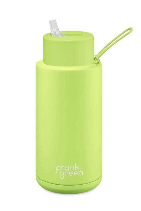 Frank Green Limited Edition Ceramic Reusable Bottle - 34oz / 1000mL - Pistachio Green