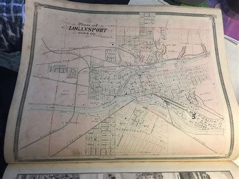 Map of Logansport, Indiana 1850-1876 | Logansport, Indiana, History