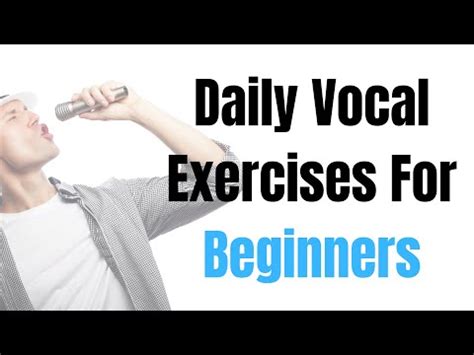 Daily Vocal Exercises for Beginners - Male - VoiceAffairs.com Вокално ...