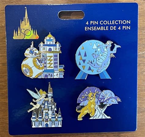 Walt Disney World 50th Anniversary Park Icons Pin Set - Disney Pins Blog