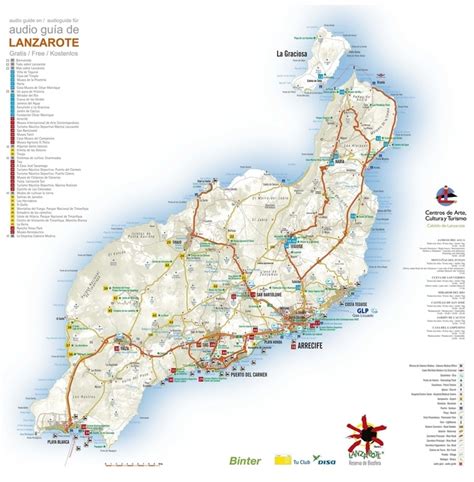 Lanzarote Maps - The tourist maps you need to plan your trip