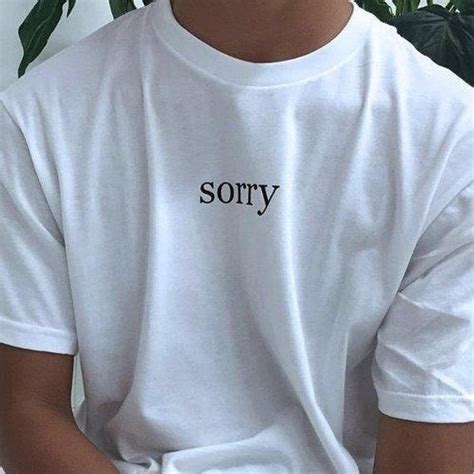 Sorry T-shirt - Etsy | Hipster mens fashion, Fashion, Tees