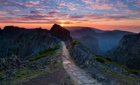 nature, Landscape, Mountain, Sunset, Hiking, Path, Clouds, Portugal, Mist Wallpapers HD ...