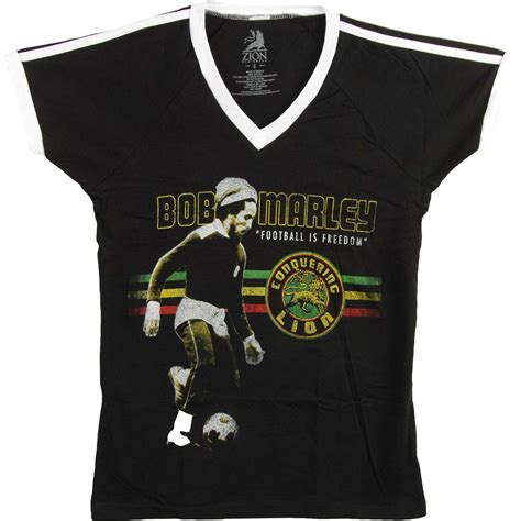 Bob Marley Football Is Freedom Soccer Jersey 252670 | Rockabilia Merch ...