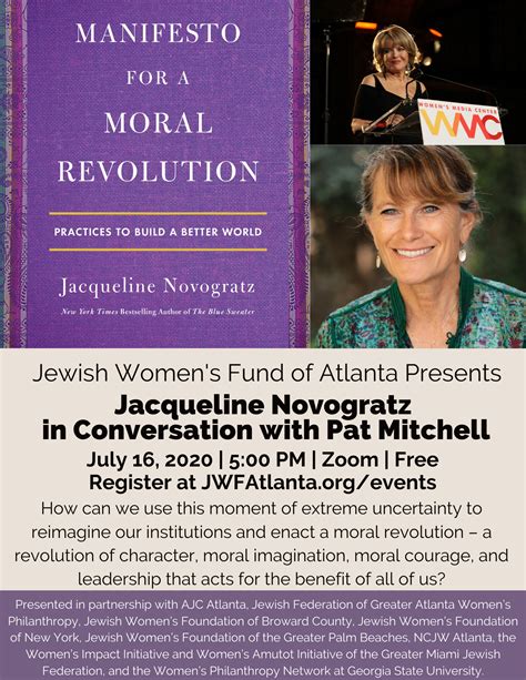 jacqueline novogratz - Jewish Women's Fund of Atlanta