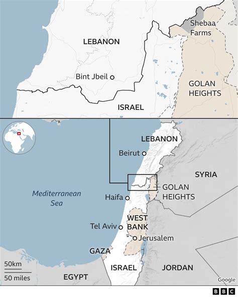 Israel Gaza war: Israel warns Hezbollah and Lebanon over border fighting - BBC News