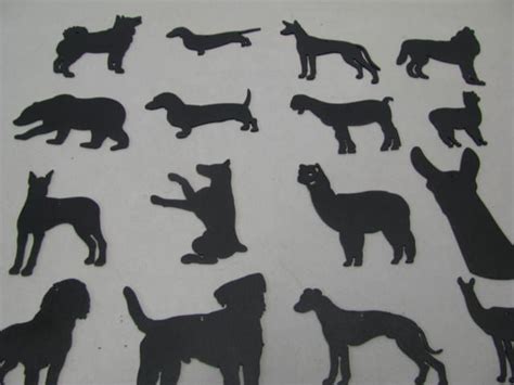 Miniature Metal Animals Wildlife Wall Yard Art Silhouette - cabinhollow