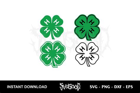 4H Clover SVG - SVGGOOD