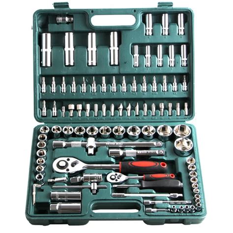 94Pcs/Case Tool Kit Socket Set Ratchet Wrench Screwdriver Bits Multi Hand Tools For Auto Repair ...