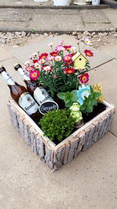 Beer Flower, Flower Gift, May Day Baskets, Gift Baskets, Beach Theme ...