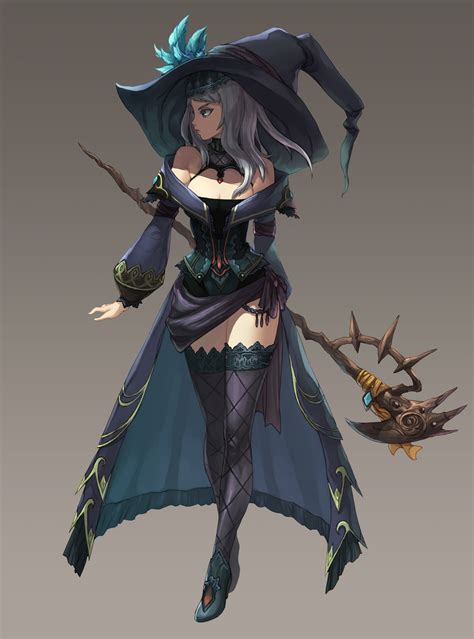 Ves Witch | Character design, Concept art characters, Female character design