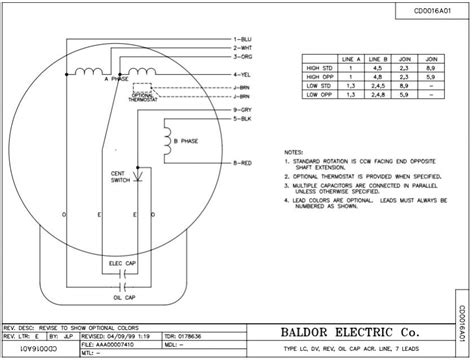 Baldor Motor Wiring Diagrams Single Phase - Coearth