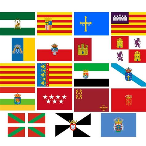 Arriba 95+ Foto Banderas De Las Comunidades Autónomas De España Para ...