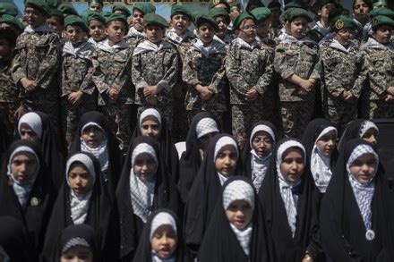 Iranian Schoolboys Islamic Revolutionary Guard Corps Editorial Stock Photo - Stock Image ...