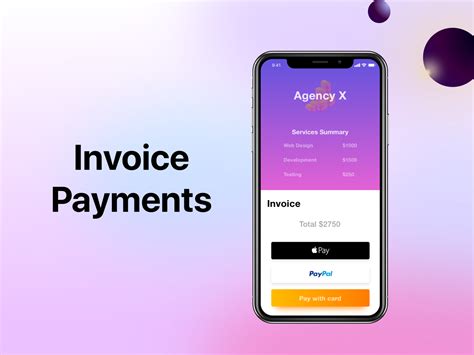 Mobile Invoice Payments by Onur Hasbay on Dribbble