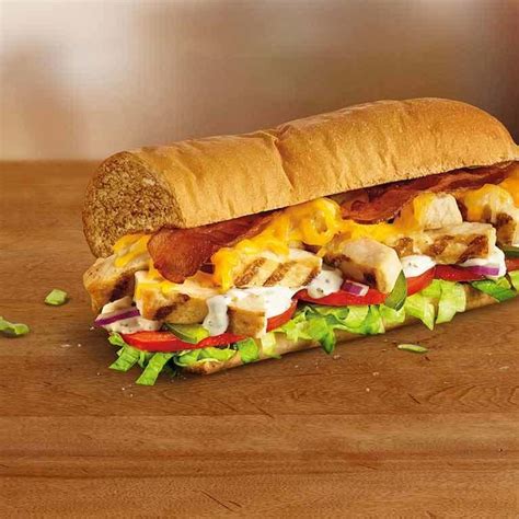 Subway Chicken & Bacon Ranch Melt Nutrition Facts