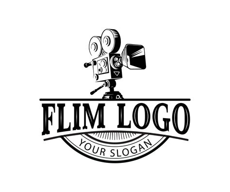 Vintage film production camera roll logo 18842170 Vector Art at Vecteezy