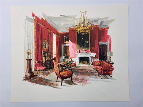 75 Prints of White House Red Room – All Artifacts – The John F. Kennedy ...