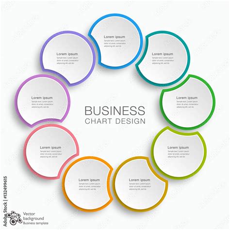 Business Chart Design 9-Step #Vector Graphic Stock Vector | Adobe Stock